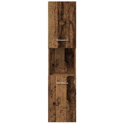 Badkamermeubelset Bewerkt Hout Kleurig Oud Hout