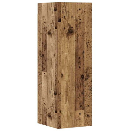8-Delig Tv-Meubelset Wandmontage Bewerkt Hout Kleurig