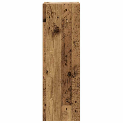 8-Delig Tv-Meubelset Wandmontage Bewerkt Hout Kleurig
