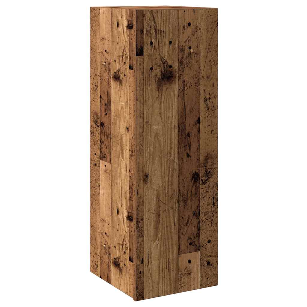 8-Delig Tv-Meubelset Wandmontage Bewerkt Hout Kleurig