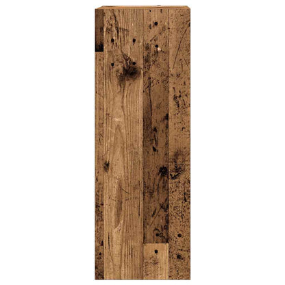 8-Delig Tv-Meubelset Wandmontage Bewerkt Hout Kleurig