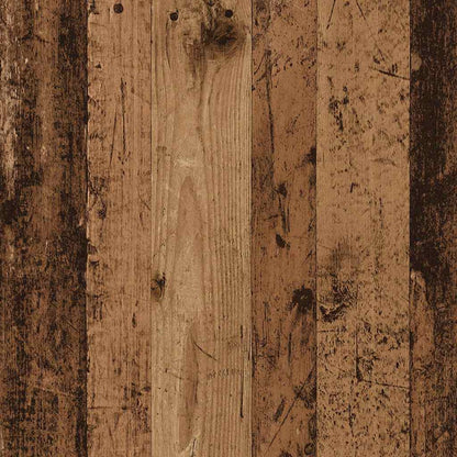 8-Delig Tv-Meubelset Wandmontage Bewerkt Hout Kleurig