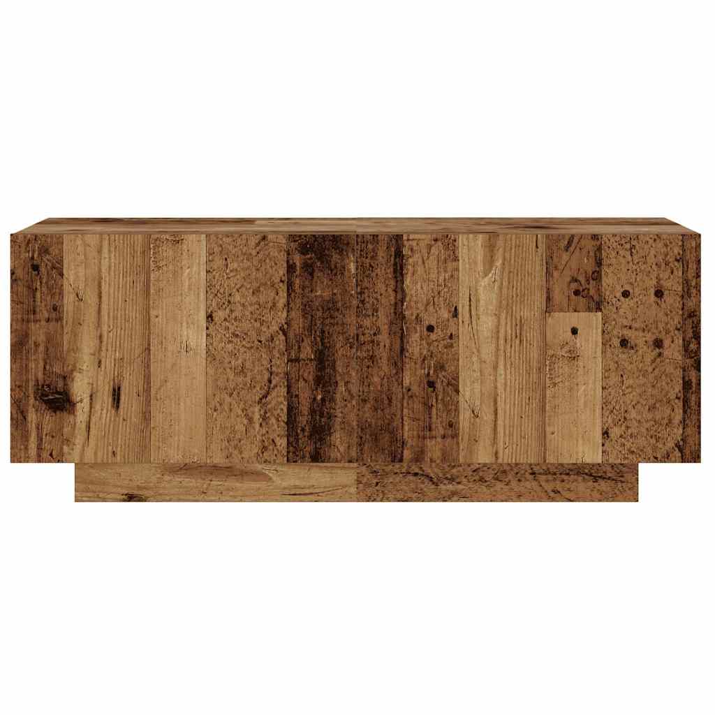 Tv-Meubel Met Led 260X35X40 Cm Bewerkt Hout