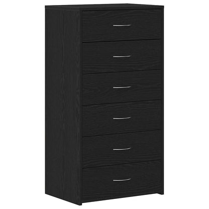 Dressoir Met 6 Lades 50X34X96 Cm Spaanplaat Kleurig