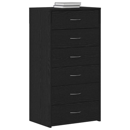 Dressoir Met 6 Lades 50X34X96 Cm Spaanplaat Kleurig