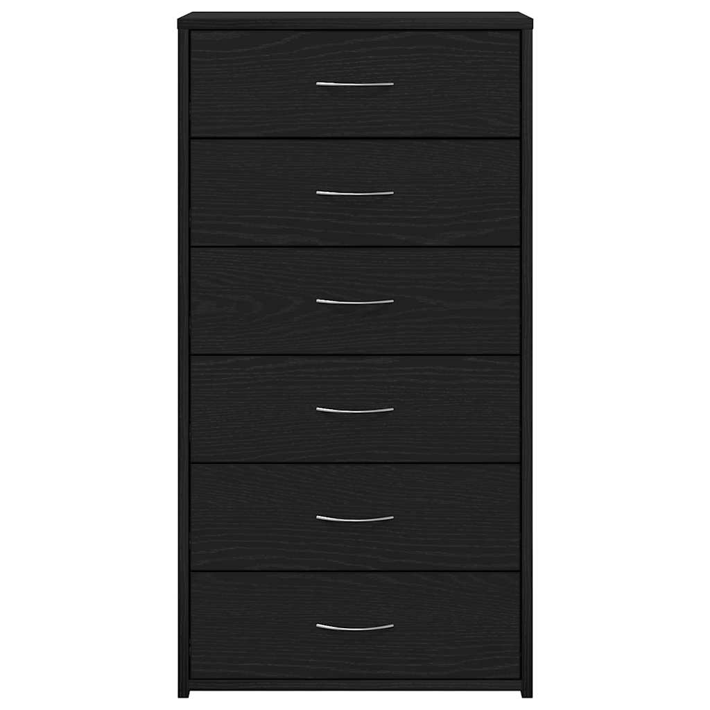 Dressoir Met 6 Lades 50X34X96 Cm Spaanplaat Kleurig