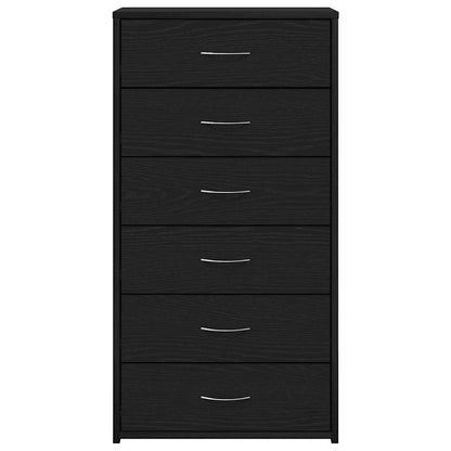 Dressoir Met 6 Lades 50X34X96 Cm Spaanplaat Kleurig