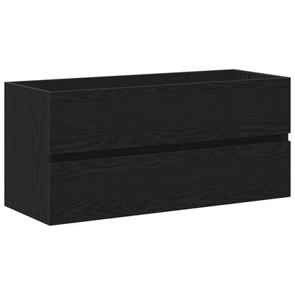 Wastafelkast 100X38,5X45 Cm Spaanplaat Kleurig Zwart Eiken