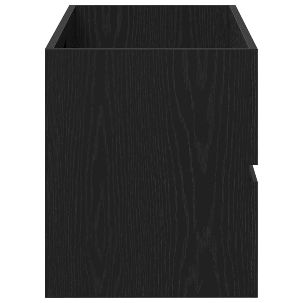 Wastafelkast 100X38,5X45 Cm Spaanplaat Kleurig Zwart Eiken