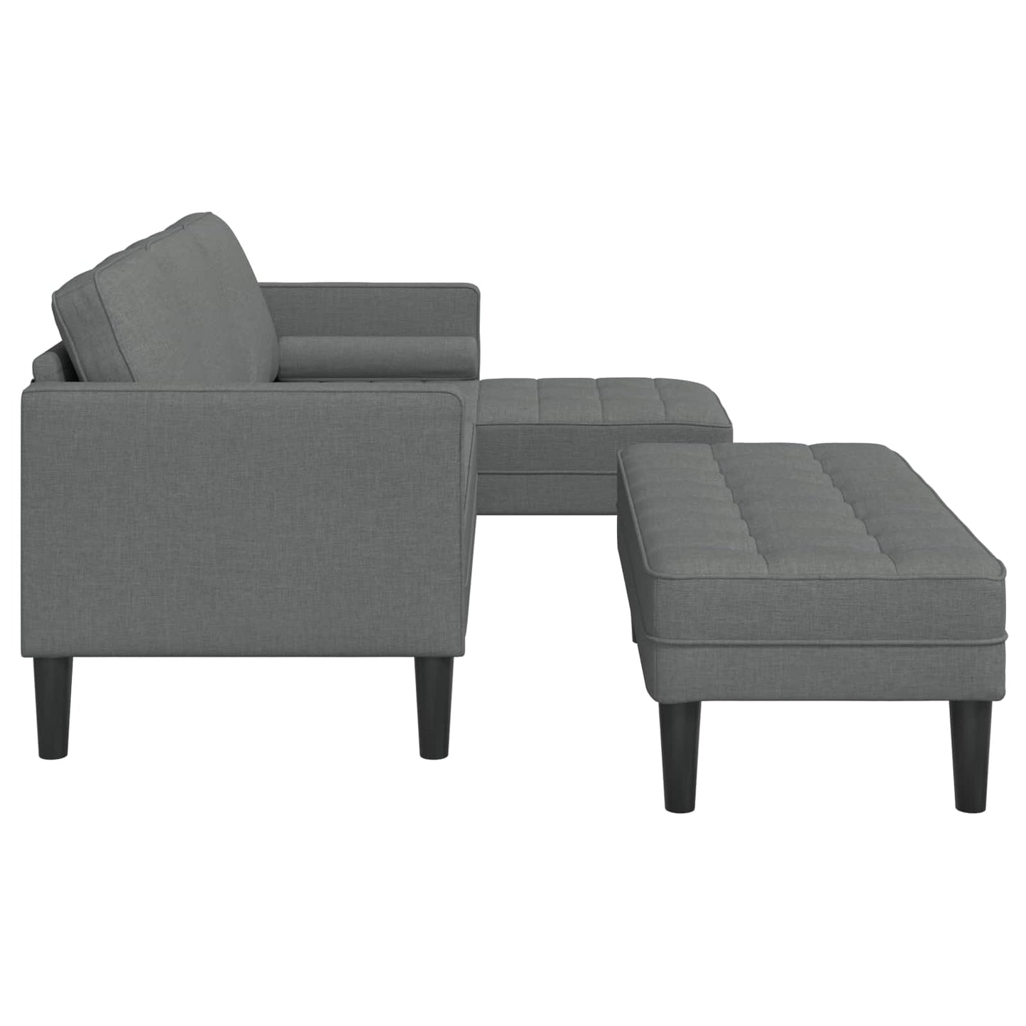 Bankstel Met Kussen 2 Pcs Polyester