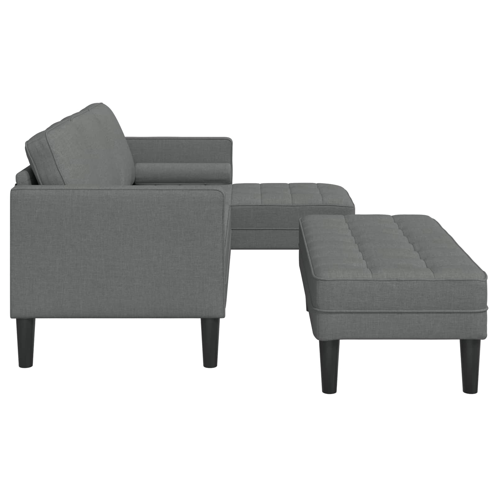 Bankstel Met Kussen 2 Pcs Polyester