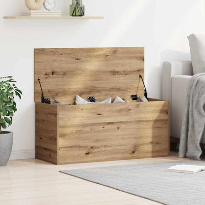 Opslagdoos Met Opslag Bewerkt Hout