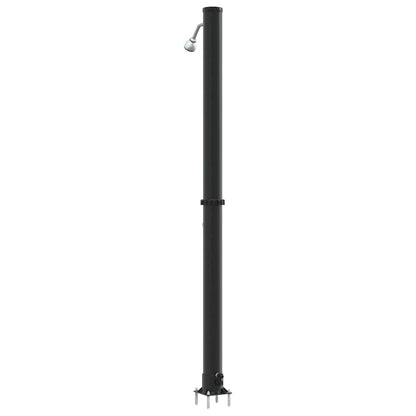 Buiten Zonne-Douche Zwart 217 Cm Pvc En Aluminium
