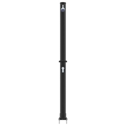 Buiten Zonne-Douche Zwart 217 Cm Pvc En Aluminium