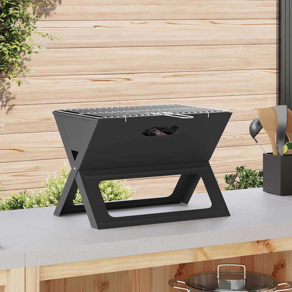 Buitengrill Zwart 46 X 31 X 31 Cm Staal