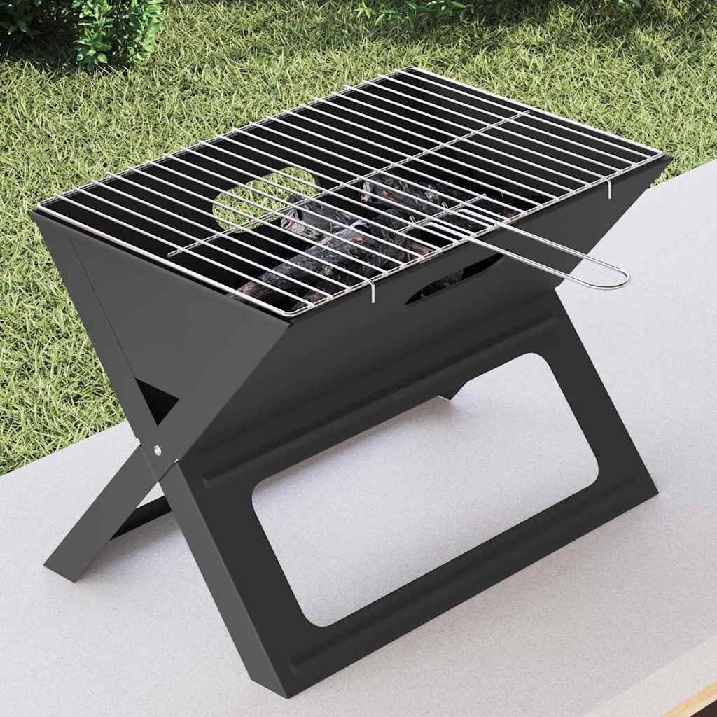 Buitengrill Zwart 46 X 31 X 31 Cm Staal