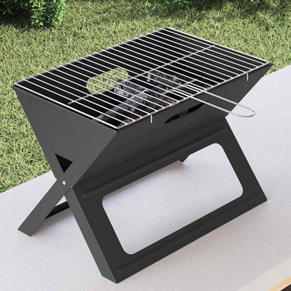 Buitengrill Zwart 46 X 31 X 31 Cm Staal