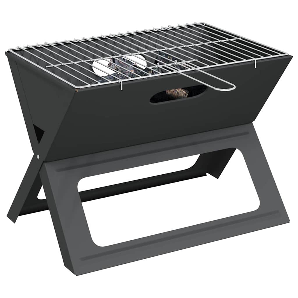 Buitengrill Zwart 46 X 31 X 31 Cm Staal