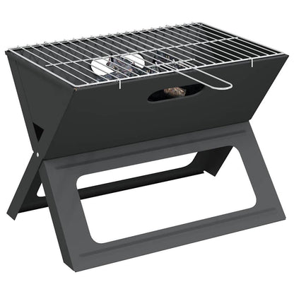 Buitengrill Zwart 46 X 31 X 31 Cm Staal