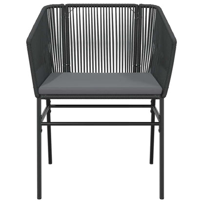 7-Delige Tuinset Met Kussens Poly Rattan Glas