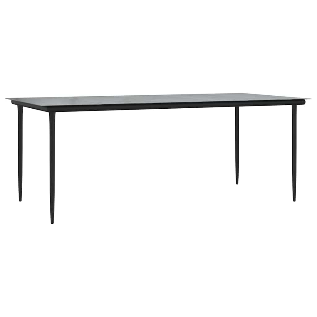 7-Delige Tuinset Met Kussens Poly Rattan Glas