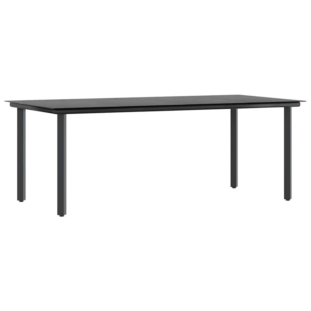7-Delige Tuinset Met Kussens Poly Rattan Glas