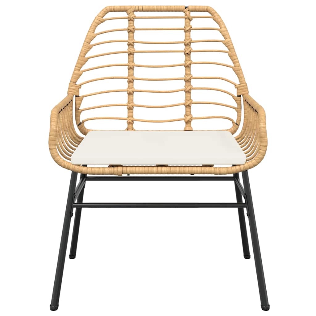 7-Delige Tuinset Met Kussens Poly Rattan Glas