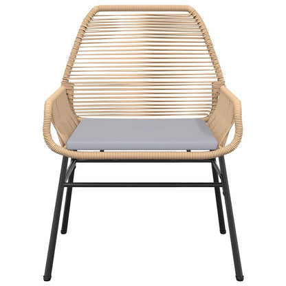 7-Delige Tuinset Met Kussens Poly Rattan Glas