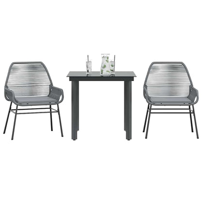 7-Delige Tuinset Met Kussens Poly Rattan Glas