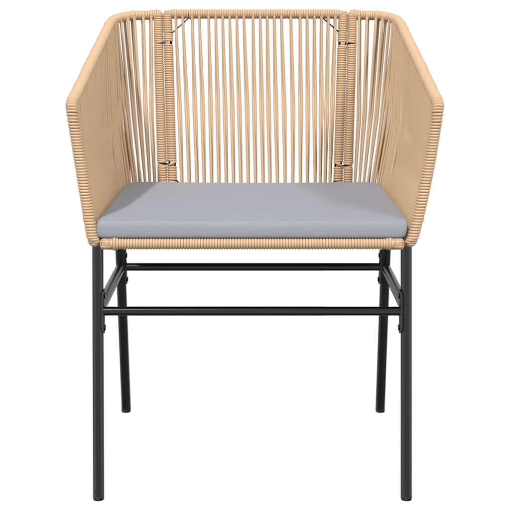 9-Delige Tuinset Met Kussens Poly Rattan Glas