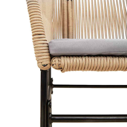 9-Delige Tuinset Met Kussens Poly Rattan Glas