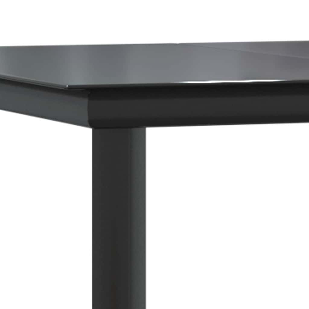 9-Delige Tuinset Met Kussens Poly Rattan Glas