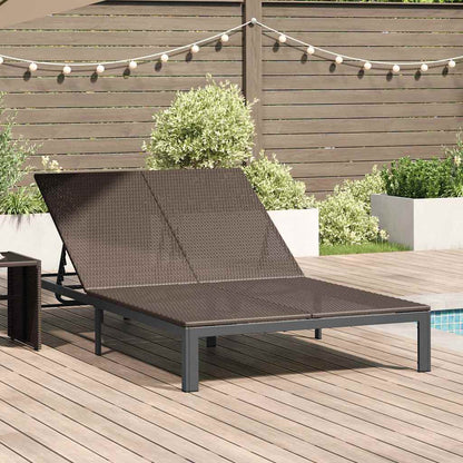Ligstoel Poly Rattan