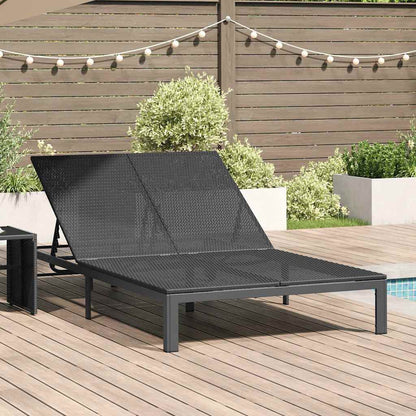 Ligstoel Poly Rattan