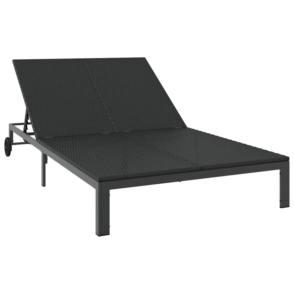 Ligstoel Poly Rattan