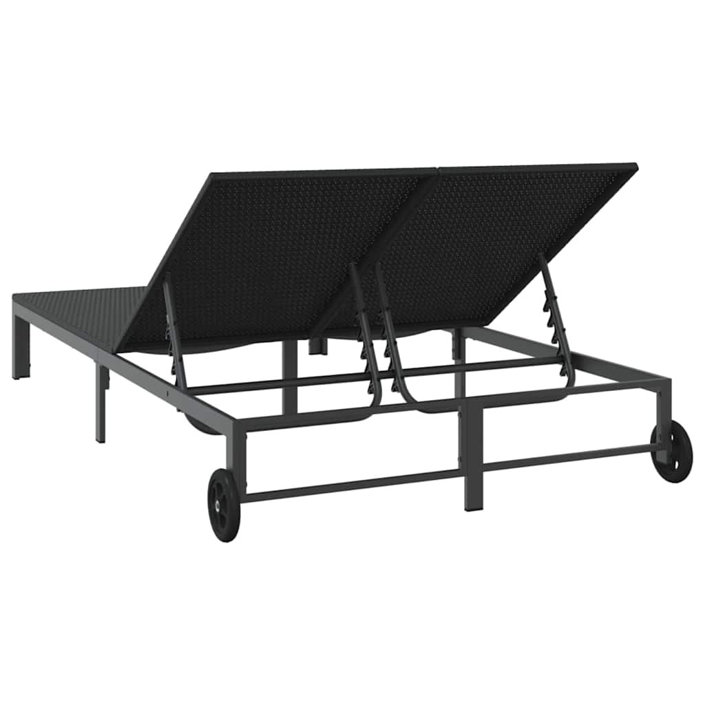 Ligstoel Poly Rattan