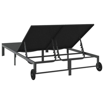 Ligstoel Poly Rattan