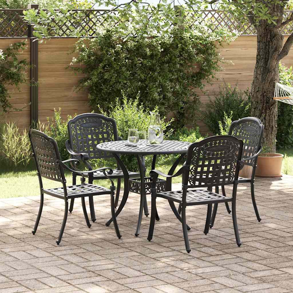Tuin Eettafel Set 7 Pcs Aluminium
