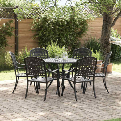 Tuin Eettafel Set 7 Pcs Aluminium