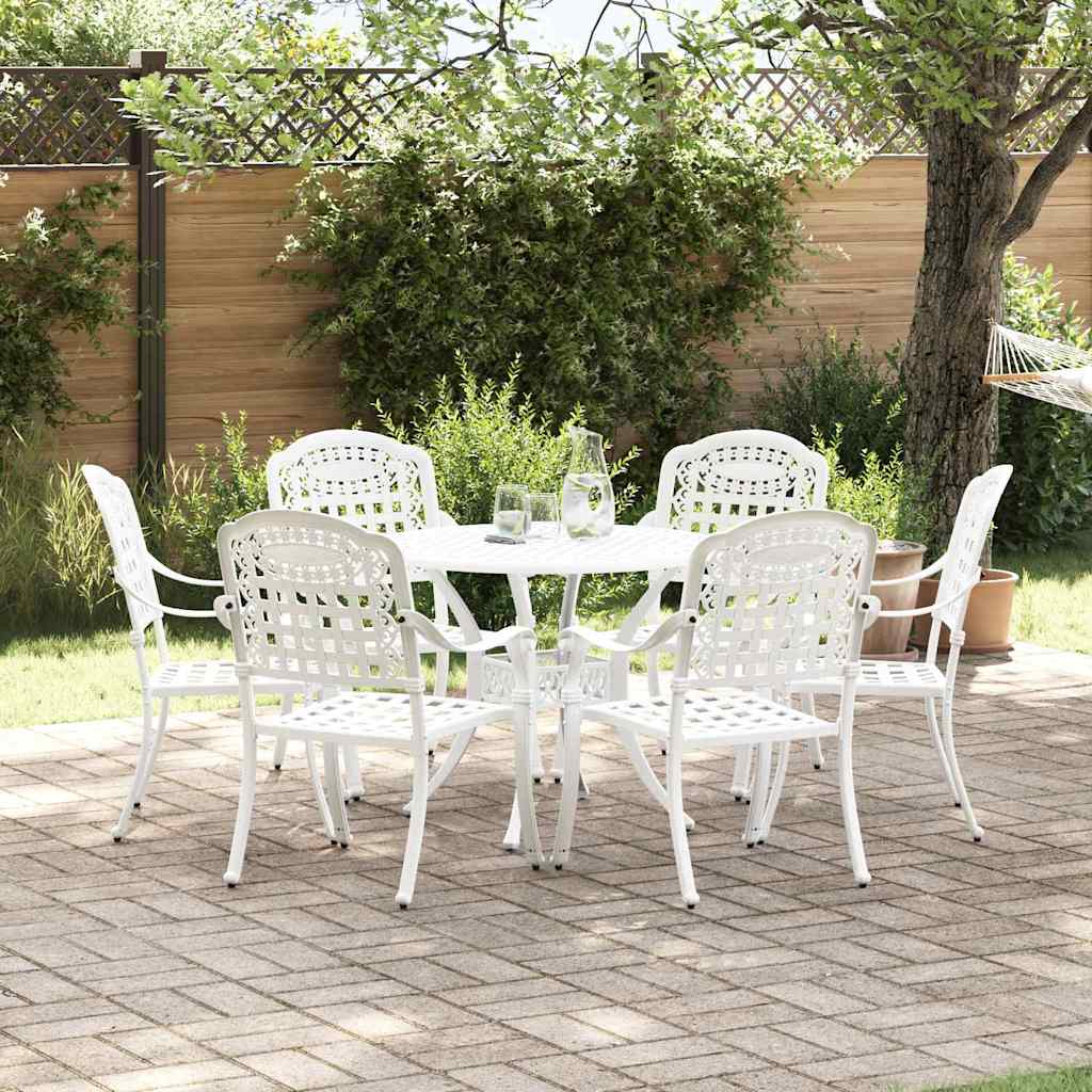 Tuin Eettafel Set 7 Pcs Aluminium