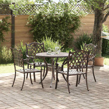 Tuin Eettafel Set 7 Pcs Aluminium
