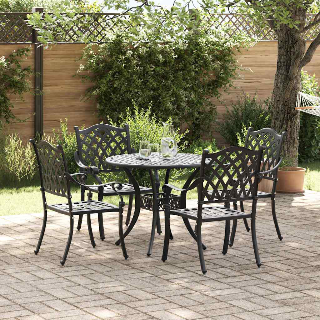 Tuin Eettafel Set 7 Pcs Aluminium