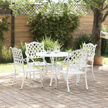Tuin Eettafel Set 7 Pcs Aluminium