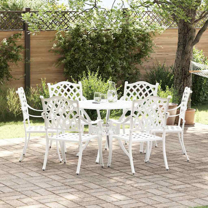 Tuin Eettafel Set 7 Pcs Aluminium