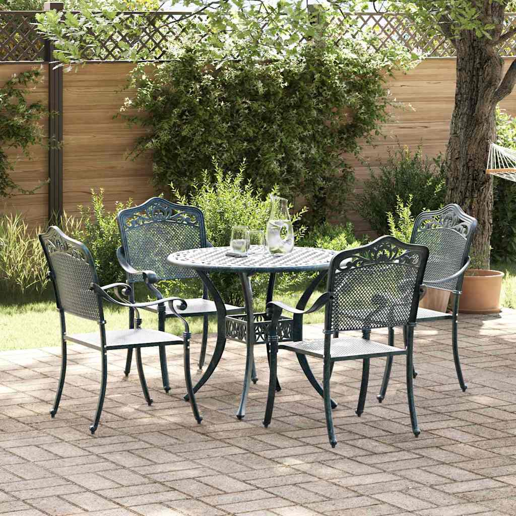 Tuin Eettafel Set 7 Pcs Aluminium