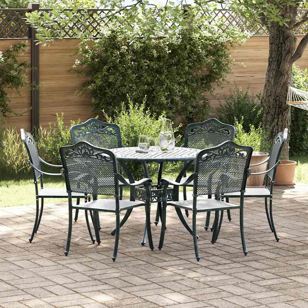 Tuin Eettafel Set 7 Pcs Aluminium