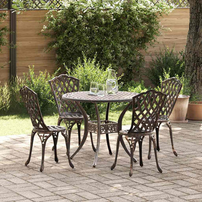 Tuin Eettafel Set 7 Pcs Aluminium