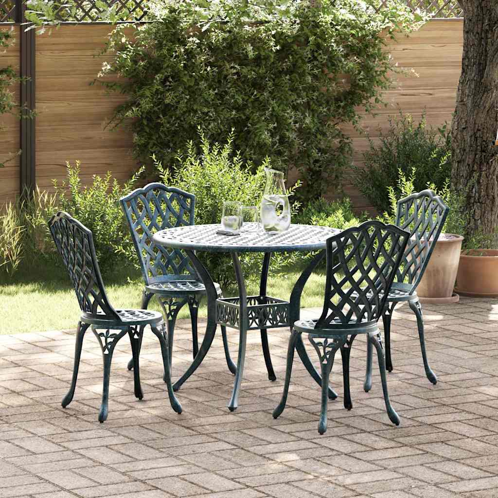 Tuin Eettafel Set 7 Pcs Aluminium