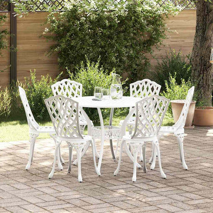 Tuin Eettafel Set 7 Pcs Aluminium
