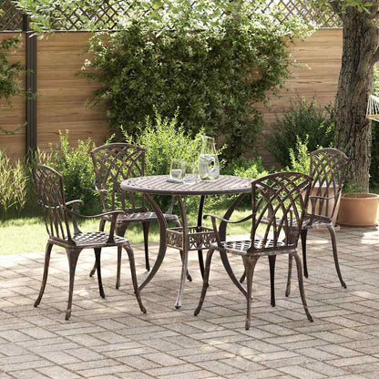 Tuin Eettafel Set 7 Pcs Aluminium